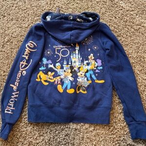 Blue Walt Disney World Hoodie size XS